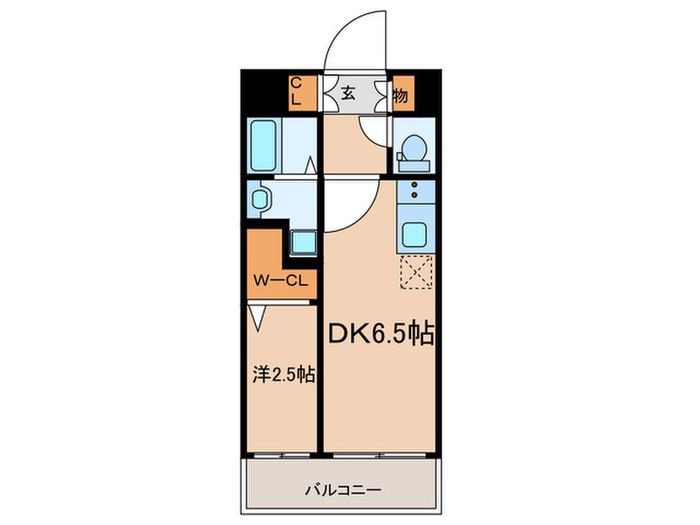 ｴｽﾃﾑｺｰﾄ名古屋ｻｳｽﾌﾟﾚﾐｵの物件間取画像