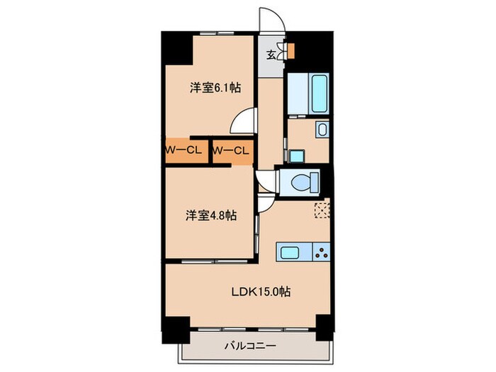 ラトゥール浄心の物件間取画像