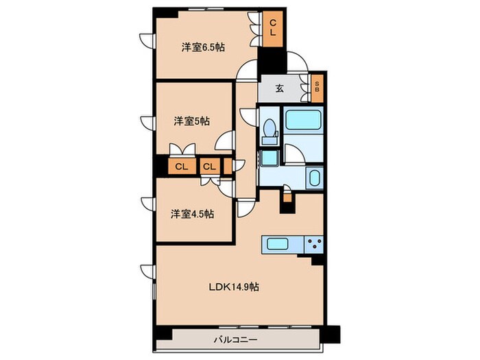 レ・ジェイド名古屋(1301)の物件間取画像