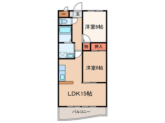 プリミエ－ルＴＡＤＯの物件間取画像