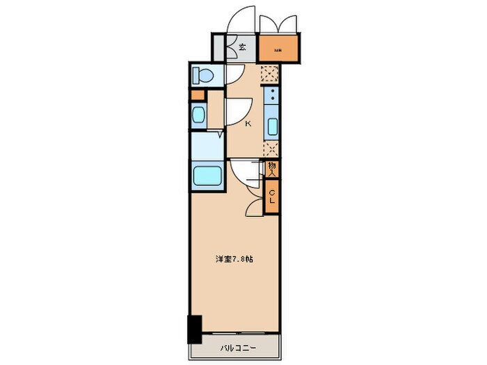 アデグランツ上前津の物件間取画像