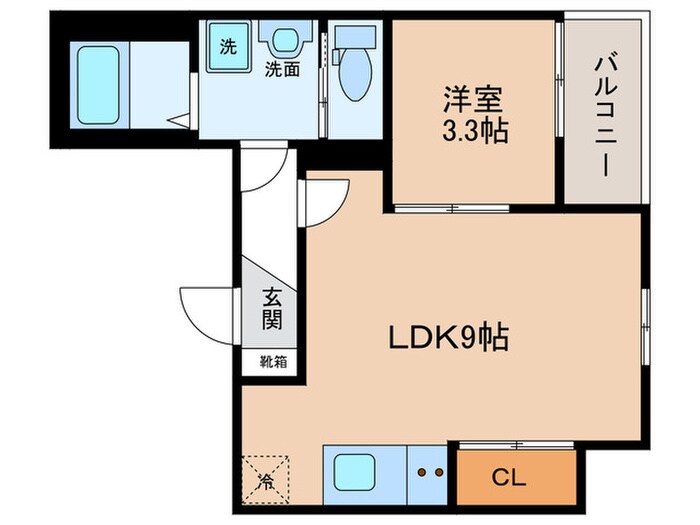 Katze中村公園の物件間取画像