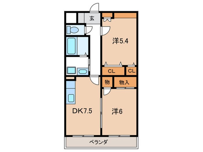 アルカディアタウンの物件間取画像