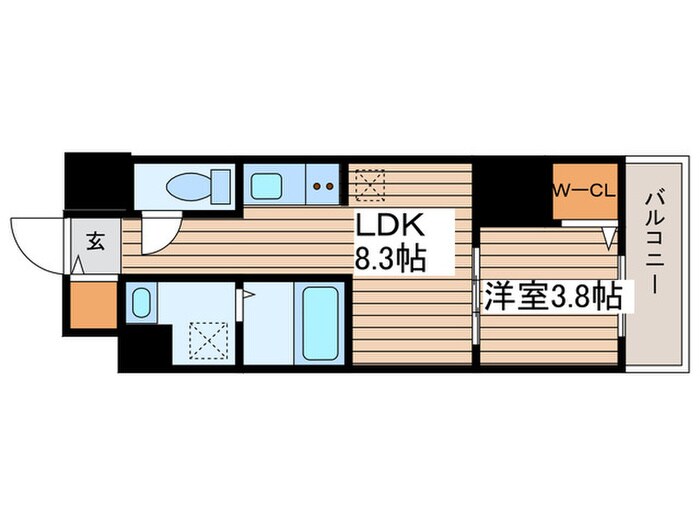 ザ・レジデンスパーク栄の物件間取画像