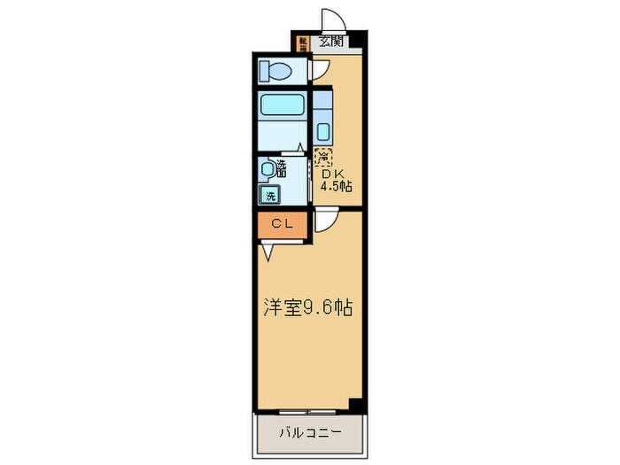 リバ－ジュＡの物件間取画像