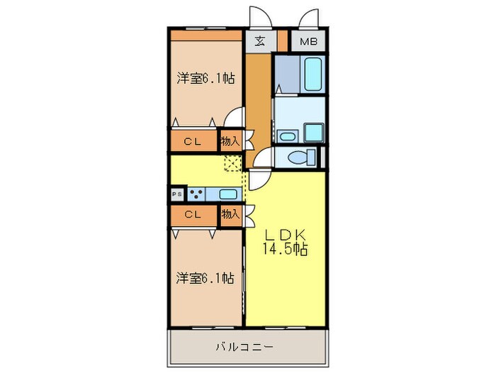 ル・ソラリオンの物件間取画像