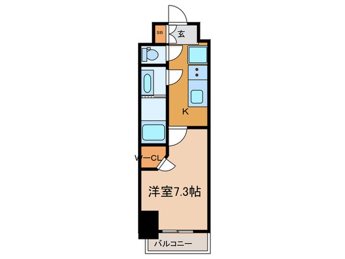 S-RESIDENCE浅間町駅前axialの物件間取画像