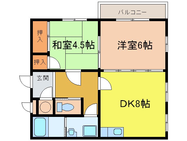 アーバンポイント鳴海の物件間取画像