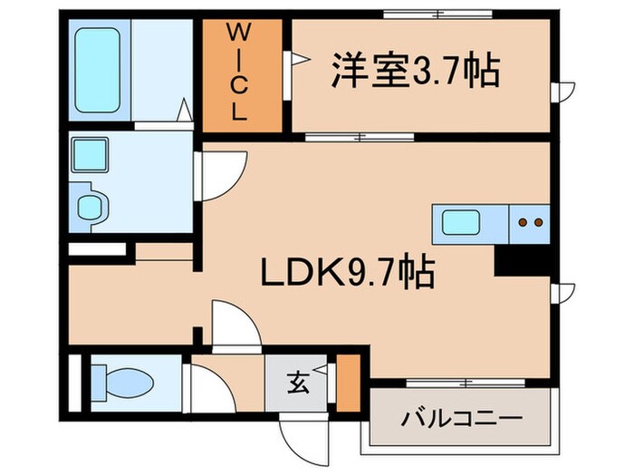ゼフィールの物件間取画像
