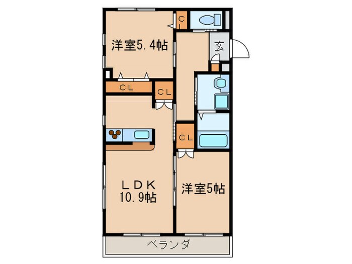 ロイヤルモネットの物件間取画像