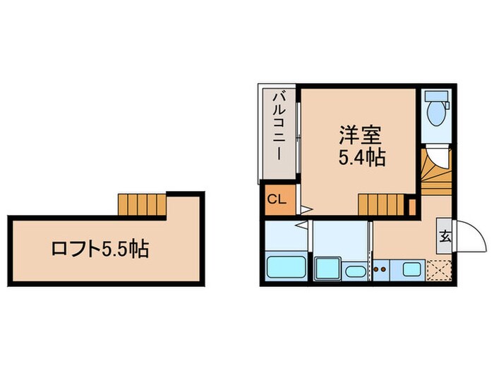 シエル　クレアの物件間取画像