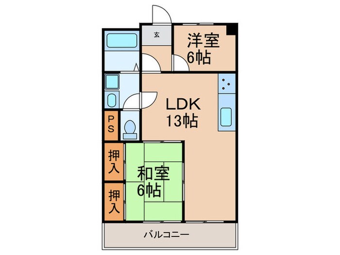 シティライフ藤森の物件間取画像