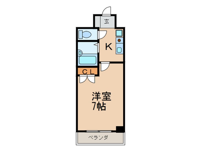 ヒサゴハイツ２の物件間取画像