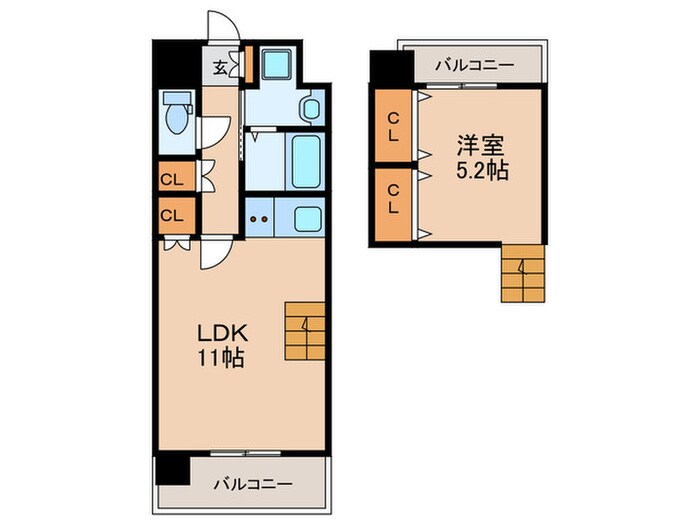 NEO　JAPANESQUE出来町の物件間取画像