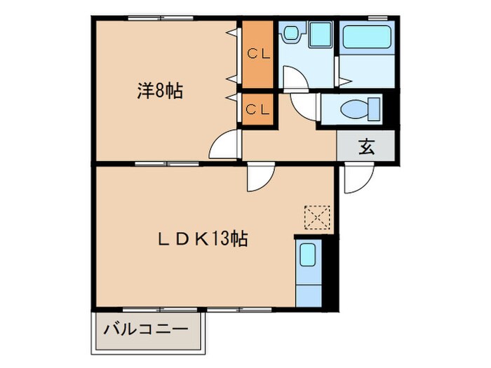 カ－サ・みやにしＡの物件間取画像