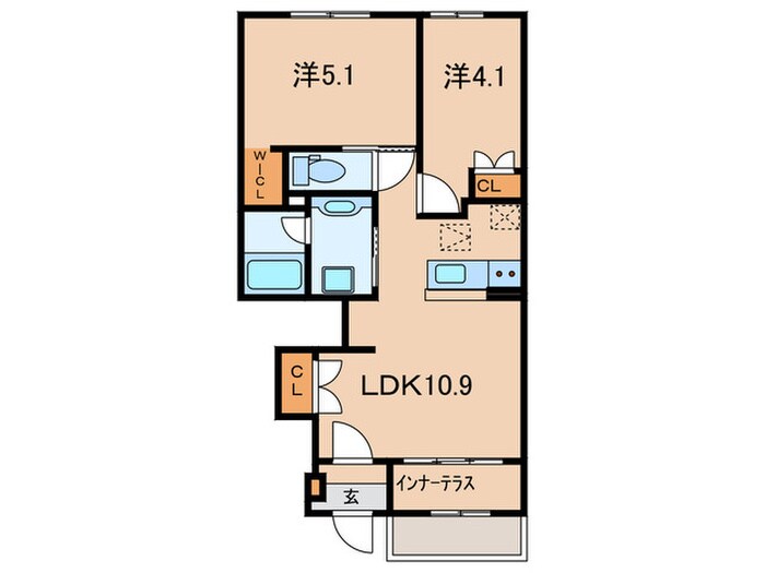 プルミエの物件間取画像