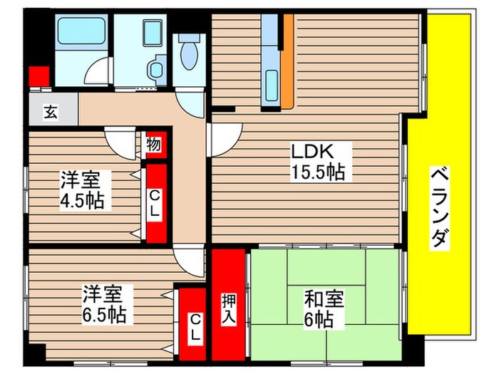 ノ－ルシャトウの物件間取画像