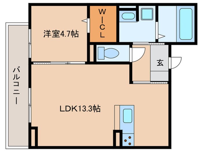 コンフォール白菊の物件間取画像