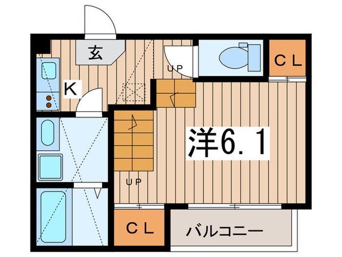 ハーモニーテラス中根町の物件間取画像