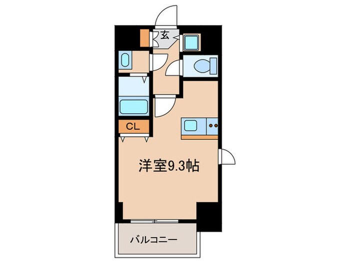 ﾌﾟﾚｻﾝｽ名古屋駅前ｸﾞﾗﾝｳﾞｨﾙ(406)の物件間取画像