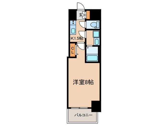 S-RESIDENCE庄内通Northの物件間取画像