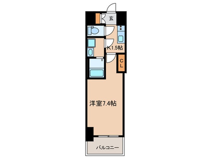 S-RESIDENCE庄内通Northの物件間取画像