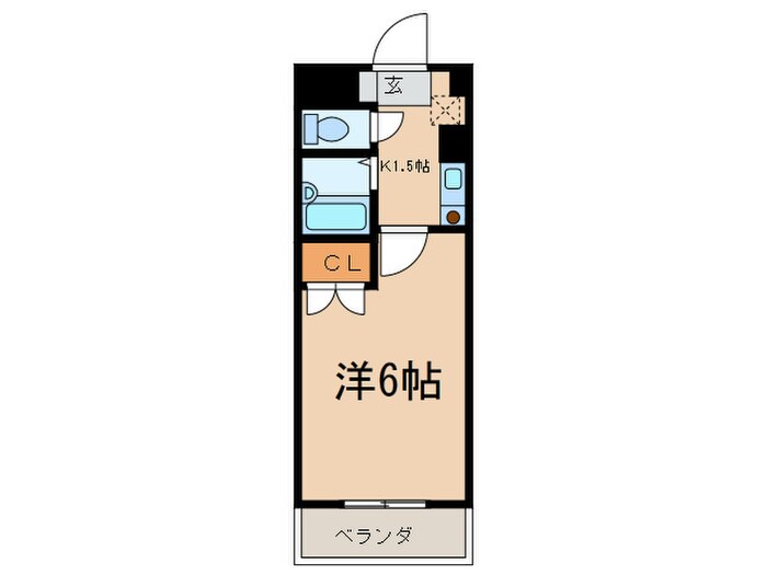 ｴﾝﾄﾋﾟｱ鳥居西の物件間取画像