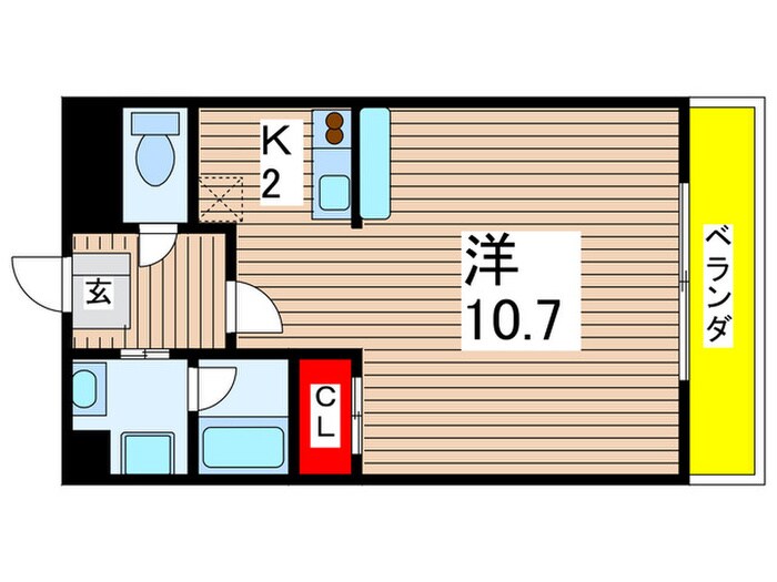 丹下キア－ロの物件間取画像