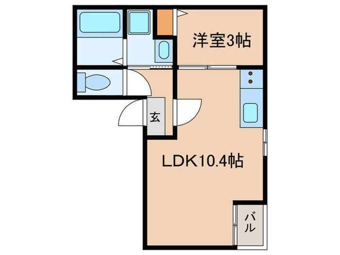 Ｗａｒｒｅｎ ｅｎｍｅｉ Ⅰの物件間取画像