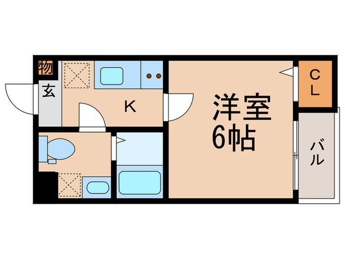 ｓｕｐｅｒｓｕｎｎｙ　日比野の物件間取画像