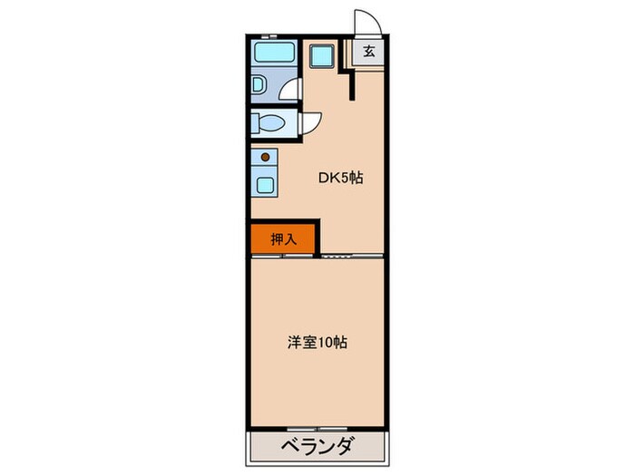 陽明館２の物件間取画像