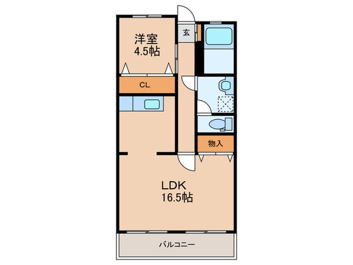 名栄ビルの物件間取画像