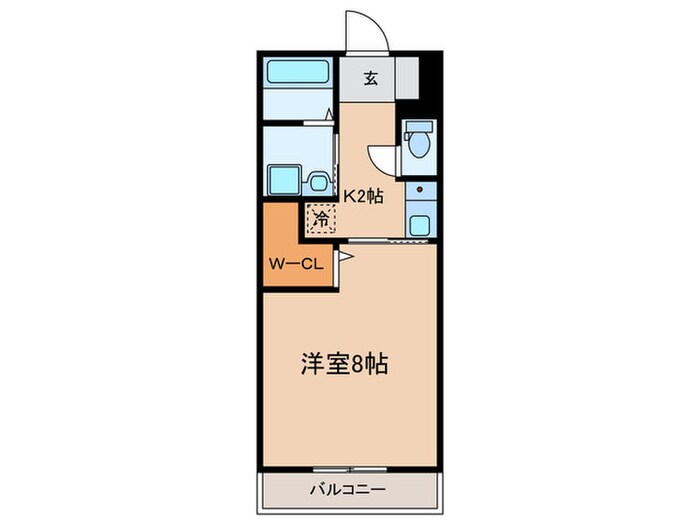 スカイパラスⅢの物件間取画像