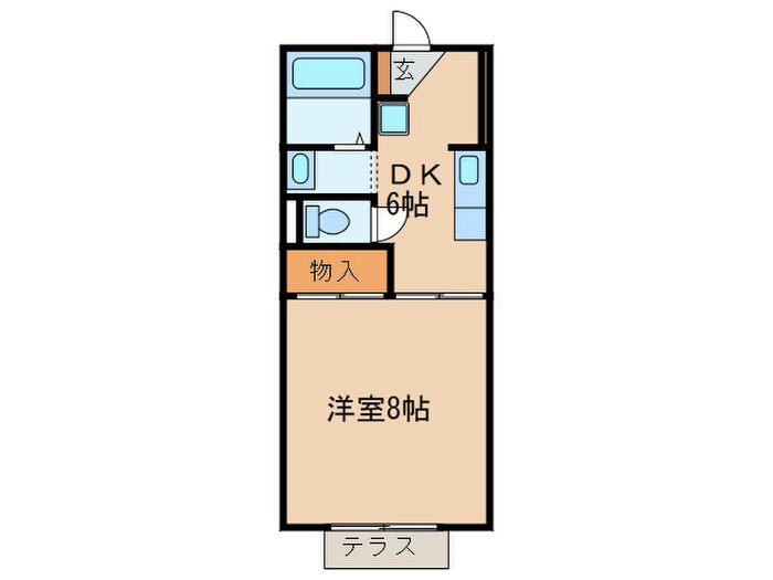 リバーサイドキャッスルの物件間取画像