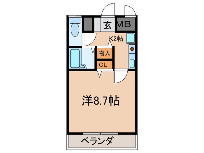 さくら館の物件間取画像