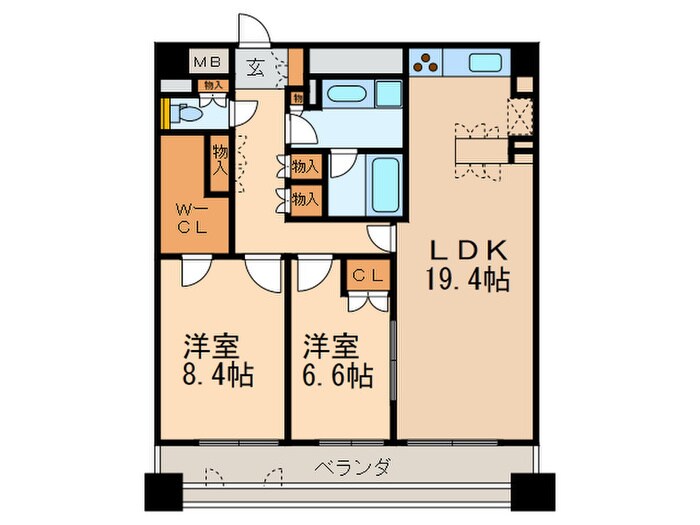 グラン・アベニュ－名駅の物件間取画像