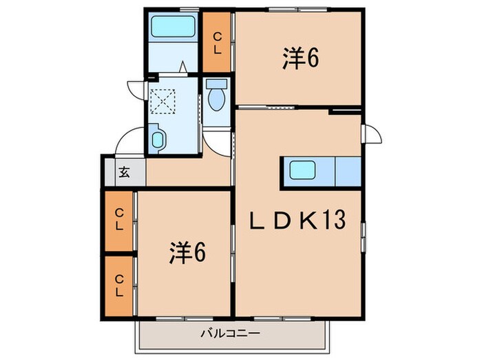 アルビレオAの物件間取画像