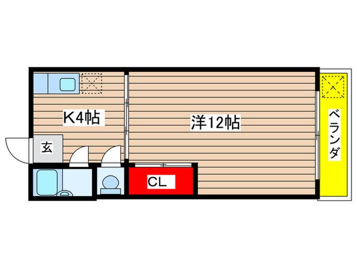 半ノ木ビルの物件間取画像