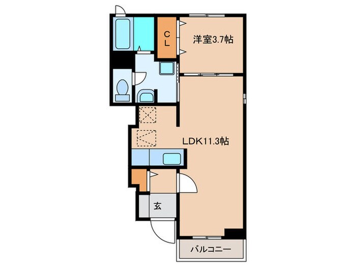 アドーラ木曽川Ⅶの物件間取画像
