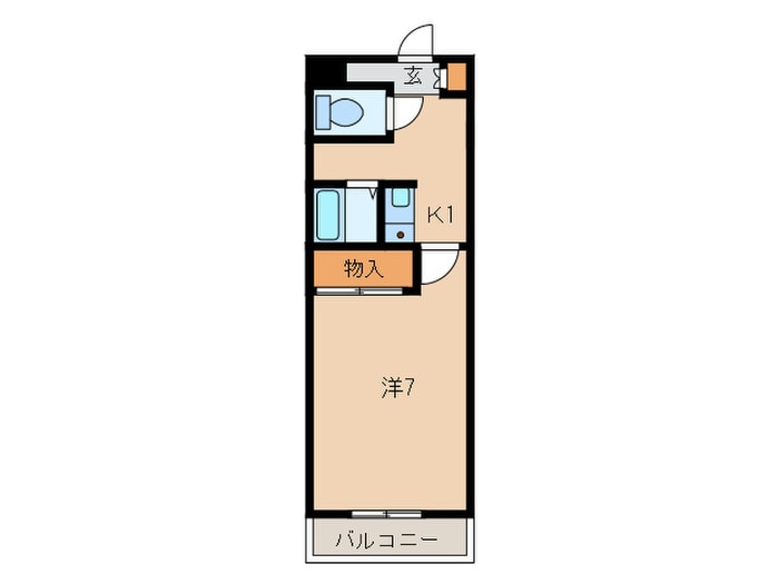 ベルシャンブール本宿の物件間取画像