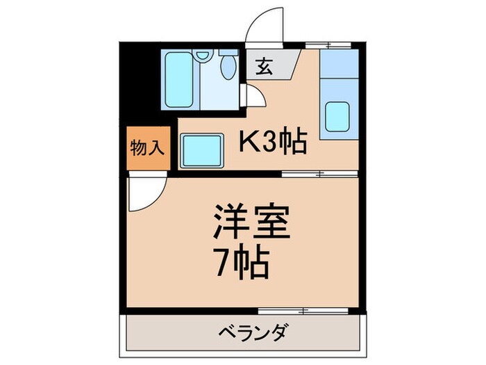 コーポグリーン長久手の物件間取画像