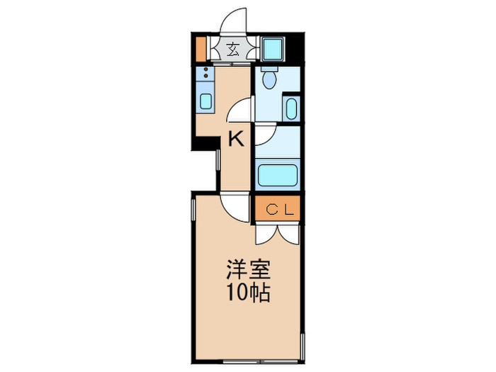 COZY茶屋ヶ坂の物件間取画像