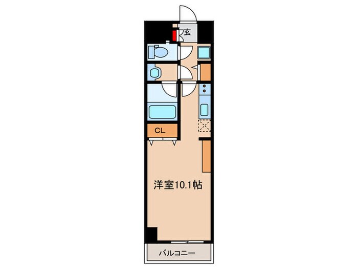 ノヴェル新栄の物件間取画像