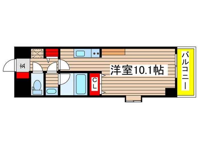 ノヴェル新栄の物件間取画像