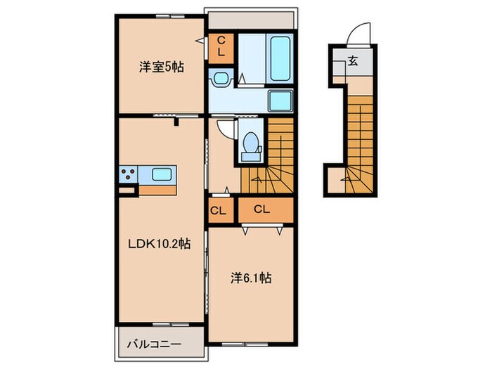 アソシエの物件間取画像