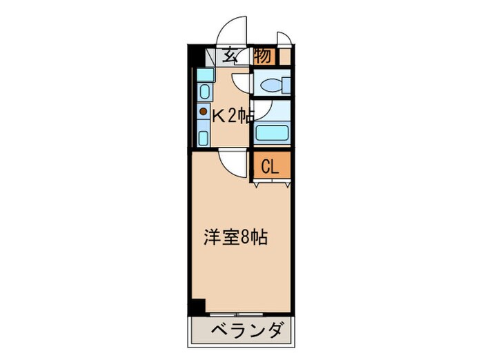 レ－ジュウエストの物件間取画像