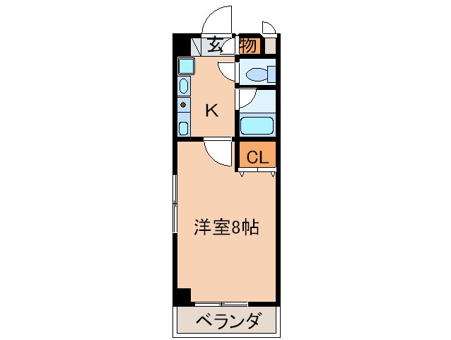 レ－ジュウエストの物件間取画像