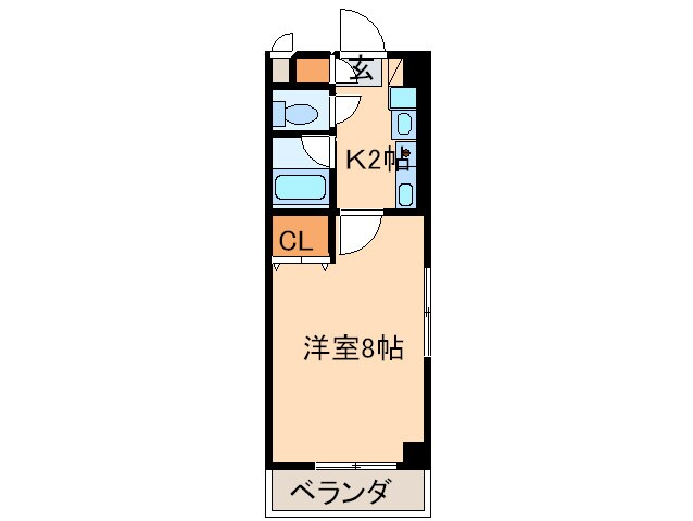 レ－ジュウエストの物件間取画像