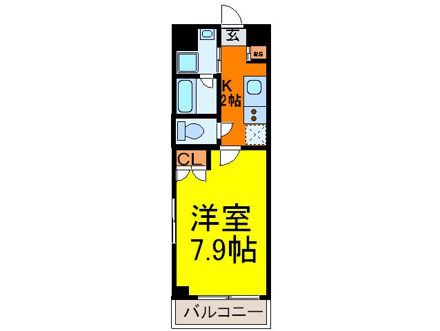 シティライフ今池南の物件間取画像