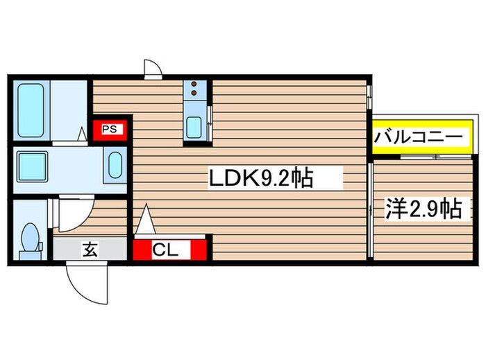 Patina御器所の物件間取画像